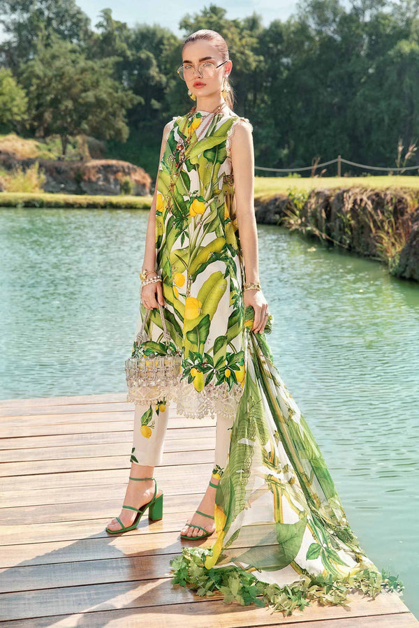 Lemon Grove Embroidered Lawn Suit