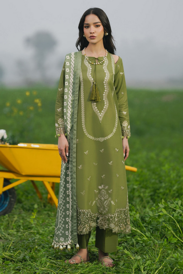 IZEL | EMBROIDERED LAWN | UNSTITCH | 3PC | SI - F - 6080